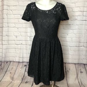 Calvin Klein Black Lace Cocktail Dress